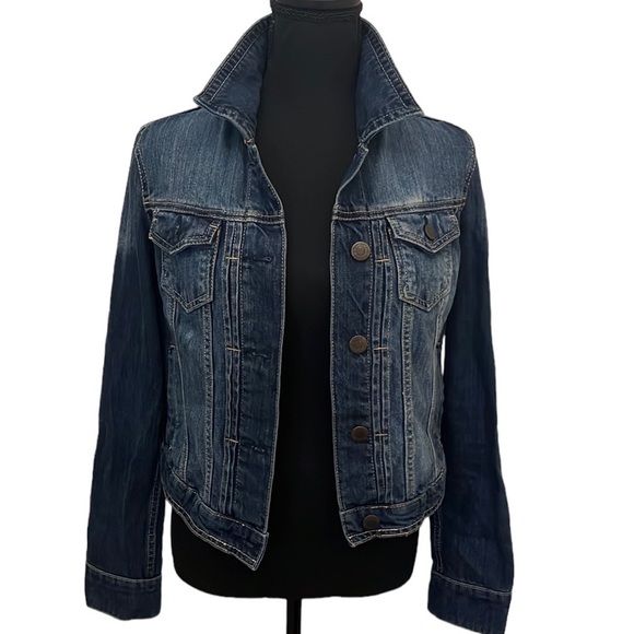 Aeropostale Women’s Blue Jean Jacket Size Medium - Picture 2 of 11